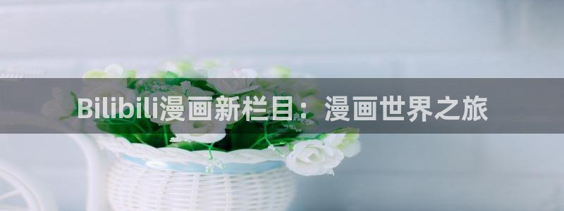 51动漫完整版免费观看：Bilibili漫画新栏目：漫画世界之旅